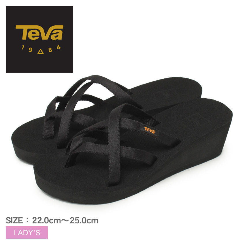 【店内全品★P5倍！】テバ MUSH MANDALYN WEDGE OLA 2 TEVA サンダル レディース ブラック 黒 1000099 テヴァ スポー…