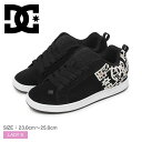 DCシューズ COURT GRAFFIK DCSHOECOUSA スニーカー レディース ブラック 黒 DW251009 シューズ 靴 シンプル レオパード レオパ レザー 靴紐 シューレース ブランド ロゴ カジュアル スポーティ アウトドア レジャー おしゃれ お出かけ 運動 国内正規品(4)