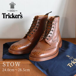 【店内全品★P5倍！】トリッカーズ ストウ TRICKERS ブーツ メンズ レディース STOW M5634 ウイングチップ グッドイヤーウェルテッド製法 ドレスシューズ フォーマル 革靴 紳士靴 本革 レザー