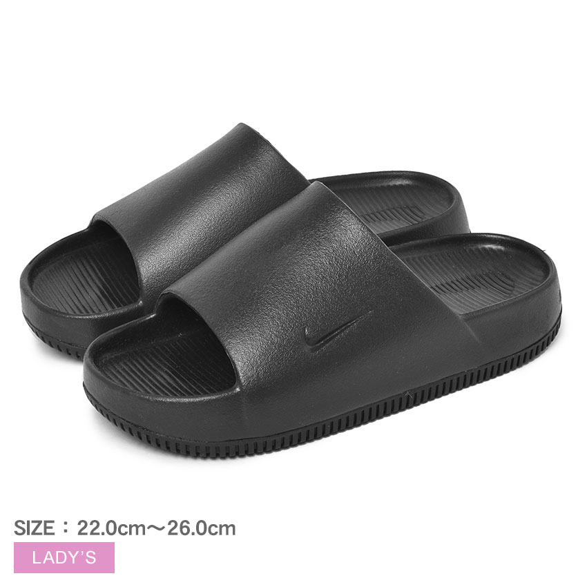 ナイキ カームスライド NIKE スライドサンダル レディース ブラック 黒 CALM SLIDE DX4816 シューズ シャワーサンダル シャワサン ブランド シンプル スポーツ スポーティ アウトドア レジャー 靴 軽量 海 川 国内正規品