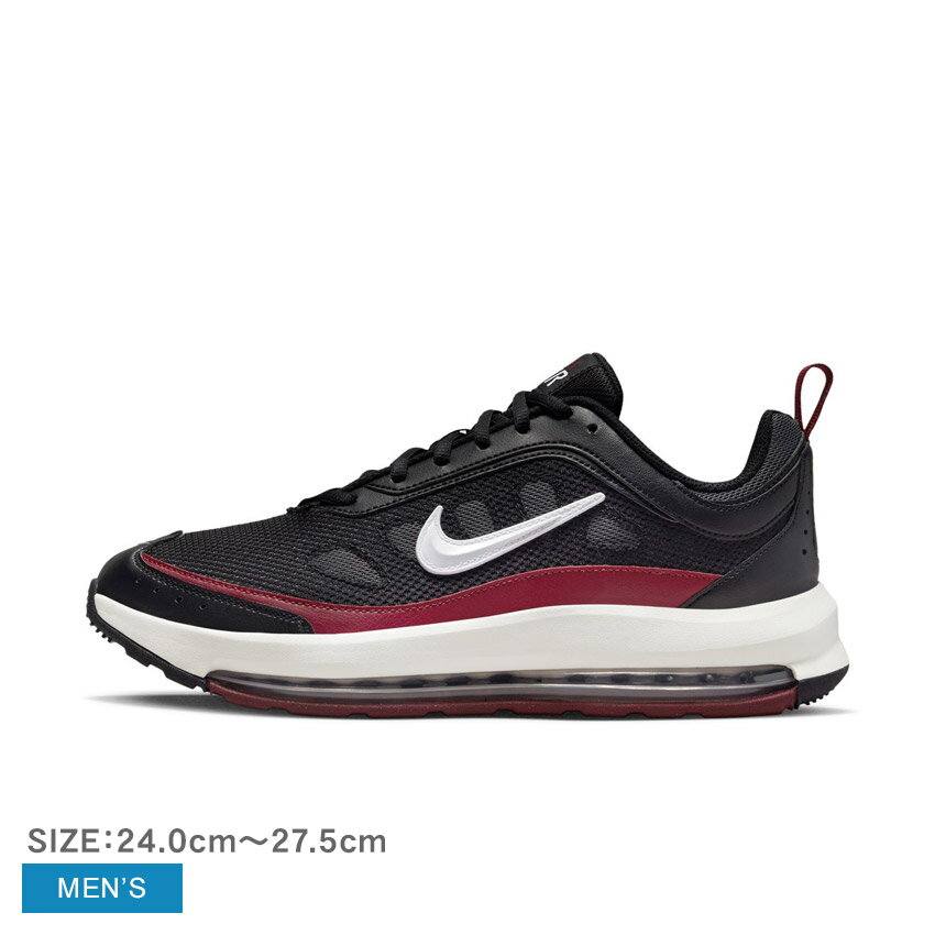 【店内全品★P5倍！】ナイキ エア マックス AP NIKE スニーカー メンズ ブラック 黒 レッド 赤 AIR MAX AP DQ3959 シューズ ローカット ブランド スポーティ カジュアル シンプル アウトドア レジャー 靴 運動 人気 おしゃれ