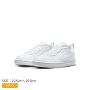 【店内全品★P2倍！】ナイキ コート ボロー LOW リクラフト NIKE スニーカー キッズ ジュニア 子供 ホワイト 白 NIKE COURT BOROUGH LOW RECRAFT DV5456 靴 スニーカー シューズ 通学 ローカット シンプル カジュアル スポーティ 定番 ロゴ スポーツ スポーティ