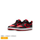 ナイキ コート ボロー LOW リクラフト NIKE スニーカー キッズ ジュニア 子供 レッド 赤 ブラック 黒 NIKE COURT BOROUGH LOW RECRAFT DV5457 靴 スニーカー シューズ 通学 ローカット シンプル カジュアル スポーティ 定番 ロゴ スポーツ