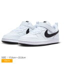 ナイキ コート ボロー LOW リクラフト NIKE スニーカー キッズ ジュニア 子供 ホワイト 白 ブラック 黒 COURT BOROUGH LOW REC...