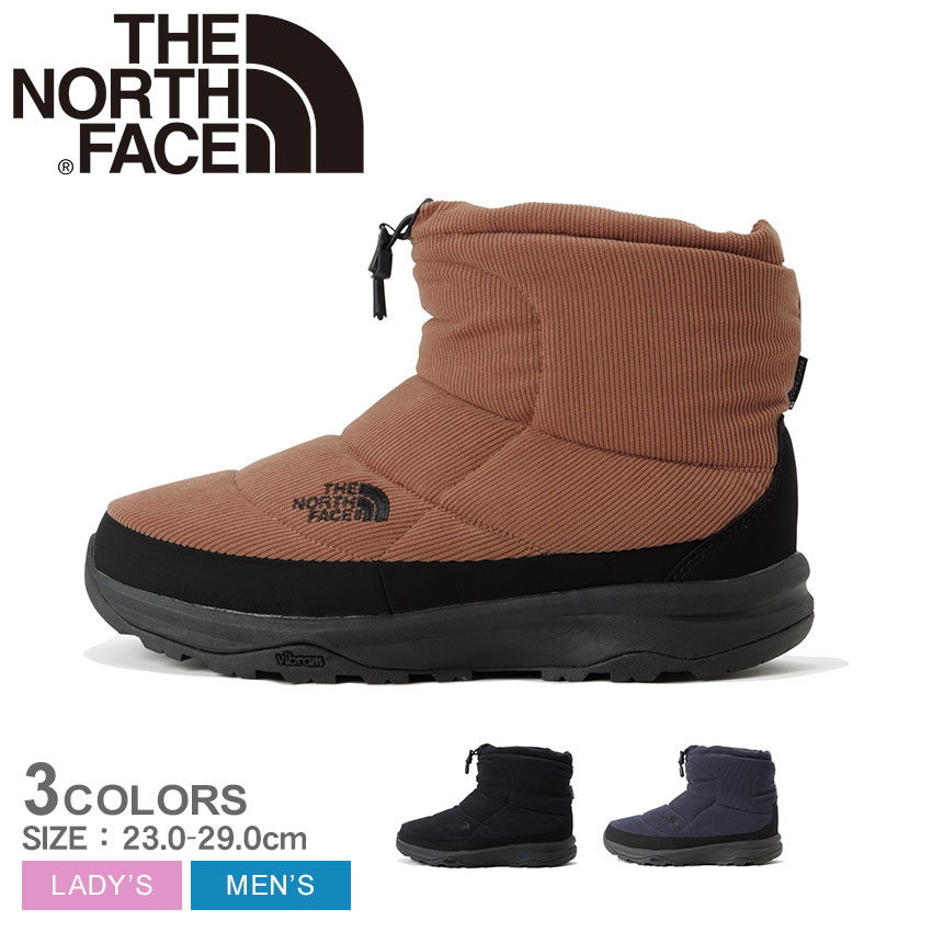 ノースフェイス ブーツ メンズ ザ ノース フェイス ヌプシ ブーツ ブーティ ウォータープルーフ VI ショート SE THE NORTH FACE ブーツ ユニセックス ブラック 黒 ネイビー ブラウン Nuptse Bootie WP VI Short SE NF52278 靴 シューズ アウトドア ハイキング シンプル