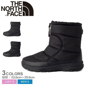 ザ ノース フェイス ヌプシ ブーツ ブーティ ウォータープルーフ VII THE NORTH FACE ブーツ メンズ レディース ブラック 黒 Nuptse Bootie WP VII NF52272 靴 シューズ アウトドア ハイキング シンプル ショート キャンプ レジャー|slz|