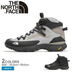 【店内全品★P5倍】ザ ノース フェイス クレストン ハイク ミッド ウォータープルーフ THE NORTH FACE トレッキングシューズ メンズ ブラック 黒 グレー Creston Hike Mid WP NF52321 靴 スニーカー トレッキング 防水 透湿 ウォータープルーフ 軽量 EVA