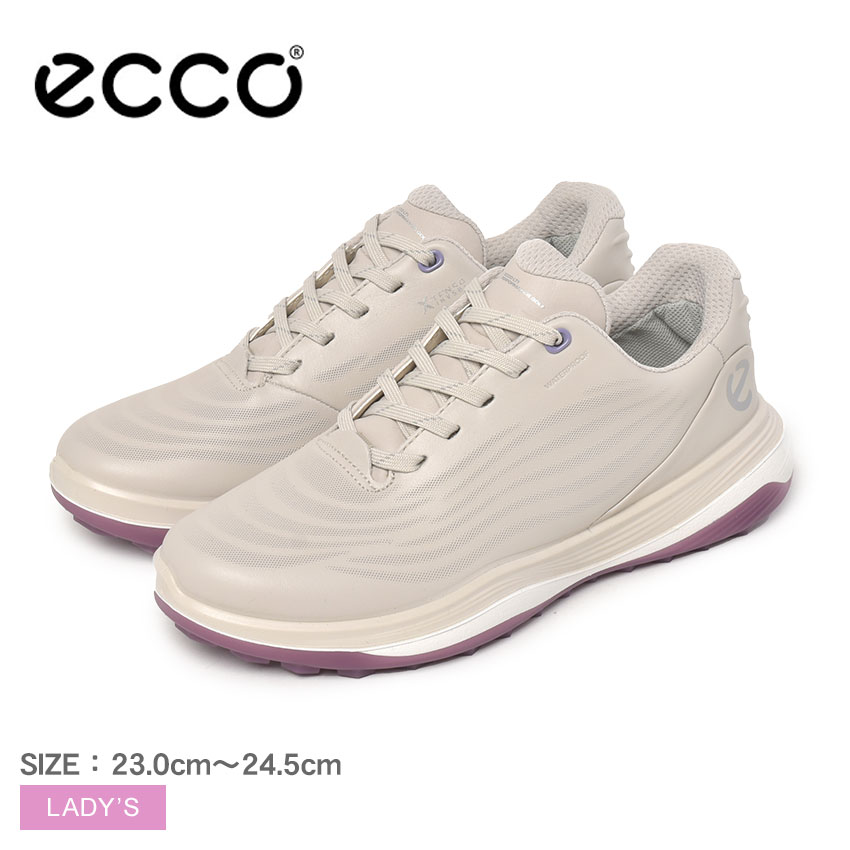 エコー GOLF LT1 ECCO ゴルフシューズ レディース グレー 132753 靴 シューズ スパイクレス ゴルフ 本..