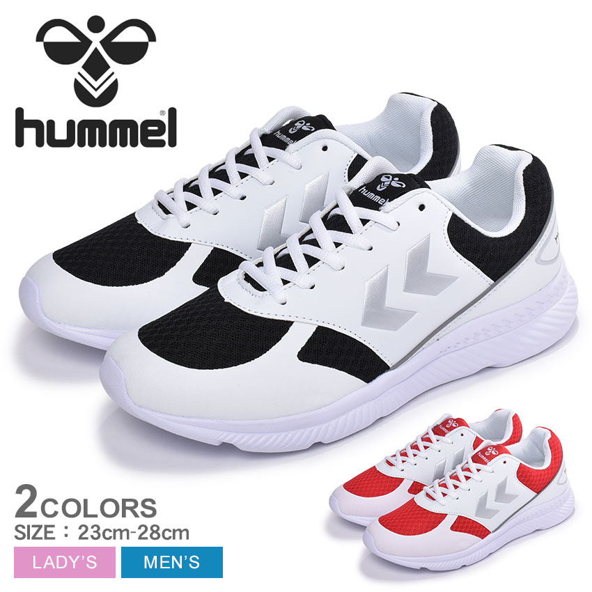 【店内全品★P5倍！】HUMMEL ヒュンメル スニーカー HANDEWITT HM206731 メンズ レディース シューズ 靴 軽量 快適 ローカット アウトドア スポーツ 通勤 通学 学生 運動 カジュアル ブランド 黒 白 赤 ライフスタイル