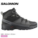 サロモン QUEST ROVE GORE-TEX SALOMON ハイキングブーツ メンズ ブラック 黒 L47181300 靴 シューズ ハイカット アウトド...