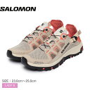 サロモン TECHAMPHIBIAN 5 SALOMON トレイルランニングシューズ レディース ベージュ L47432400 靴 シューズ ランニング ランニ...