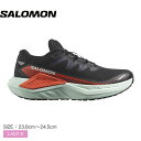 【6/5限定★最大300%Pバック】サロモン DRX DEFY GRVL SALOMON ランニングシューズ レディース ブラック 黒 レッド 赤 L47564...