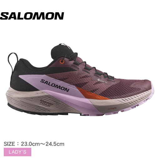 サロモン SENSE RIDE 5 GORE-TEX SALOMON トレイルランニングシューズ レディース パープル 紫 ピンク L47592300 靴 シューズ スニーカー ランニングシューズ ゴアテックス 防水 撥水 はっ水 トレイルランニング スポーツ アウトドア 運動 24FW サロモン SENSE RIDE 5 GORE-TEX SALOMON トレイルランニングシューズ レディース パープル 紫 ピンク L47592300 靴 シューズ スニーカー ランニングシューズ ゴアテックス 防水 撥水 はっ水 トレイルランニング スポーツ アウトドア 運動 24FW