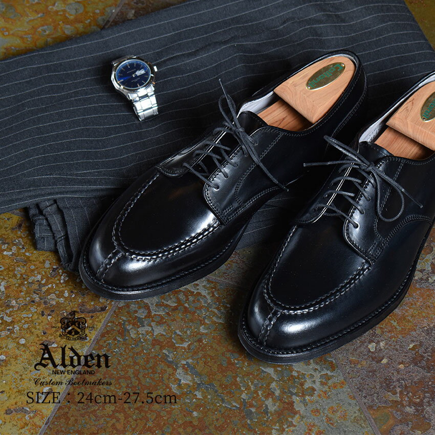 【店内全品★P5倍！】ALDEN オールデン ドレスシューズ クロムエクセル コマンドソール CHROMEXCEL COMMANDO OUTSOLE M9610C メンズ ブランド シューズ トラディショナル ビジネス フォーマル 馬革 革靴 靴 紳士靴 黒 通勤 通学 会社員 大人 高級靴