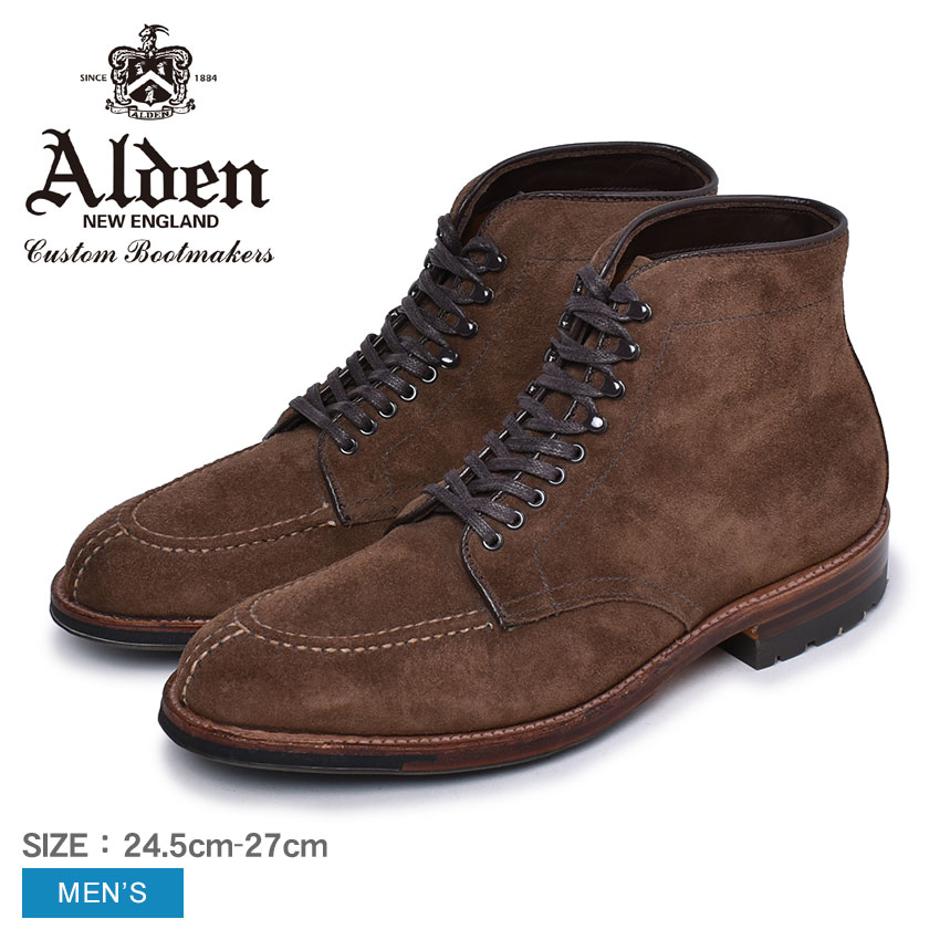 【店内全品★P5倍！】オールデン タンカーブーツ ALDEN ブーツ メンズ ブラウン 茶 TANKER BOOT M7909 CY 靴 シューズ スエード おしゃれ 人気 トラディショナル ビジネス フォーマル 革靴 靴 紳士靴