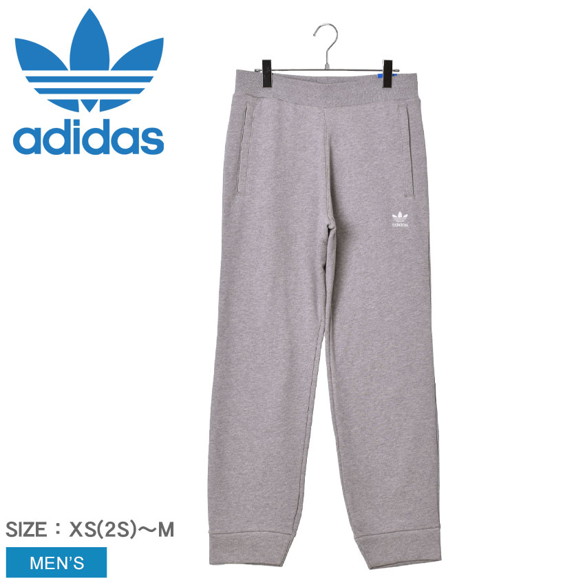 アディダス ルームウェア メンズ アディダス オリジナルス ズボン ADIDAS ORIGINALS トレフォイル パンツ メンズ グレー 灰色 TREFOIL PANTS FVD05 ウェア スウェット 部屋着 ボトムス シンプル カジュアル ロゴ スポーツ ランニング トレーニング ジム スポーティ|slz|