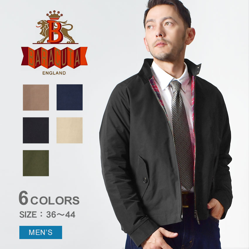 【店内全品★P5倍！】バラクータ ドライビングコート BARACUTA G4 メンズ ブラック 黒 ネイビー ベージュ BRCPS0859 …