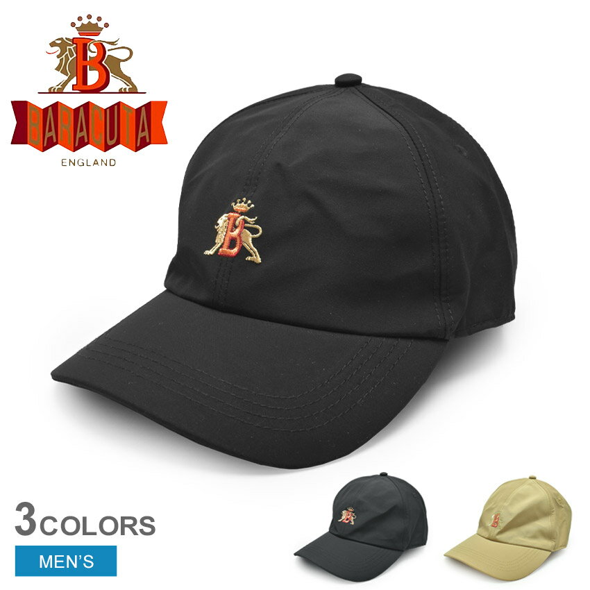 バラクータ キャップ BARACUTA ベースボールキャップ メンズ ブラック 黒 ネイビー 紺 BASEBALL CAP BRACC0151 帽子 ベースボールキャップ ロゴ 刺繍 通気性 イギリス 英国 上品 おしゃれ ブランド トラッド カジュアル シンプル ベージュ