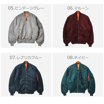 送料無料 ALPHA INDUSTRIES アルファ インダストリーズ ジャケットMA-1 フライト ジャケット MA-1 FLIGHT JACKETMJM21000C1 メンズ