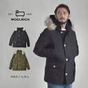 ウールリッチ ダウン メンズ 【店内全品★P5倍！】ウールリッチ ダウンコート WOOLRICH アークティック デタッチャブル ファー アノラック メンズ ブラック 黒 グリーン 緑 ARCTIC DETACHABLE FUR ANORAK WOOU0484 アウター 上着 ジャケット ダウン フード 防風 防寒 長袖 保温 ブランド