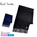 【店内全品★P5倍！】ポール スミス マフラー PAUL SMITH スカーフ ゼブラ メンズ レディース ブラック 黒 ネイビー 紺 SCARF ZEBRA 150K-JZEBRA ウエア アクセサリー ブランド ロゴ ワンポイント カジュアル シンプル ベーシック 防寒 保温 プレゼント ギフト