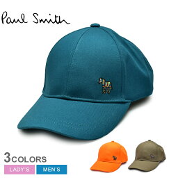 ポール・スミス 【店内全品★P5倍！】ポール スミス 帽子 PAUL SMITH CAP ZEBRA メンズ レディース オレンジ カーキ M2A-987DT-JZEBRA ウエア キャップ ブランド カジュアル シンプル ワンポイント プレゼント ギフト ベースボールキャップ 刺繍 贈り物 おしゃれ 人気 ブルー