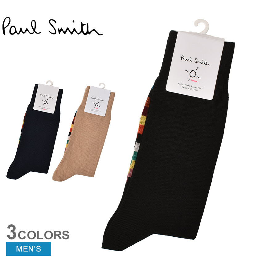 ڤ椦ѥå ݡ ߥ  PAUL SMITH ͥ㡼 ȥ饤 å  ͥӡ  ֥å  ١ Signature Stripe Socks M1A-380NE-M440  å ֥ 奢  » ץ ȥ饤 ץ쥼|slz|