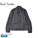 ポールスミス 【店内全品★P2倍！】ポール スミス ジャケット PAUL SMITH シャドウ ストライプ ジャケット メンズ ブラック 黒 Shadow Stripe Jacket M1R-388Y-L02063 ウエア トップス 長袖 ブランド カジュアル シンプル ジッパー ストライプ シャドウストライプ おしゃれ