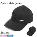 【店内全品★P5倍！】カルバンクラインジーンズ 帽子 CALVIN KLEIN JEANS PYRAMID PLAQUE BB CAP メンズ レディース ブラック 黒 ネイビー 紺 K50K509931 ブランド キャップ シンプル カジュアル スポーツ ロゴ アウトドア レジャー 運動 おしゃれ ギフト