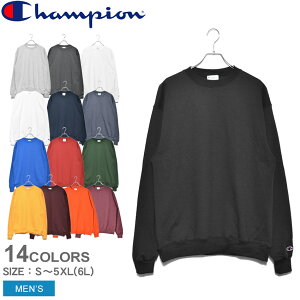 チャンピオン スウェット メンズ 裏起毛 トレーナー CHAMPION 9オンス ドライエコフリース クルーネック DRY ECO FLEECE CREWNECK S600 長袖 無地 トップス カジュアル ブランド 春 秋 冬 服 シンプル プレゼント ブラック グレー ネイビー 黒|slz|