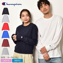 【ネコポス配送】 チャンピオン 長袖Tシャツ CHAMPION ロングスリーブブランク Tシャツ 5.2oz メンズ レディース ブラック 黒 ホワイト 白 LONG SLEEVE BLANK TEE 5.2oz CC8C ウエア トップス クルーネック ブランド シンプル