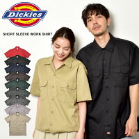 【店内全品★P5倍！】ディッキーズ 半袖シャツ DICKIES SHORT SLEEVE WORK SHIRT メ...