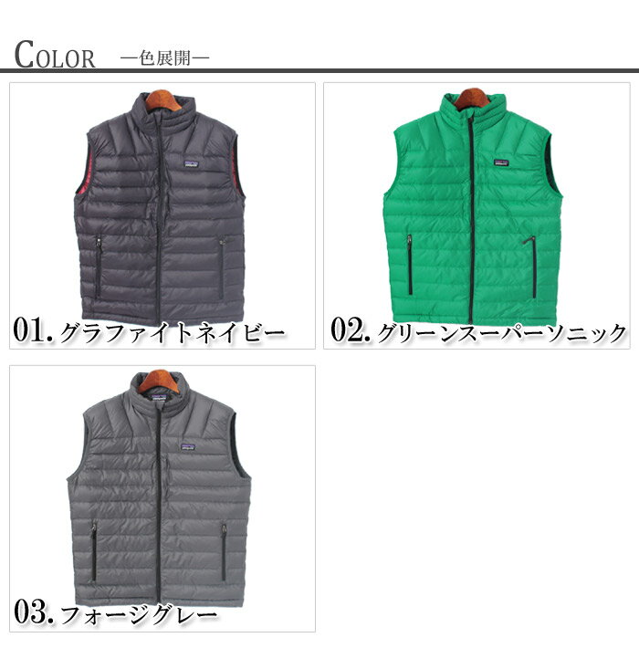 【楽天市場】送料無料 PATAGONIA パタゴニア ダウンセーター ベスト DOWN SWEATER VEST 84621 【2013年