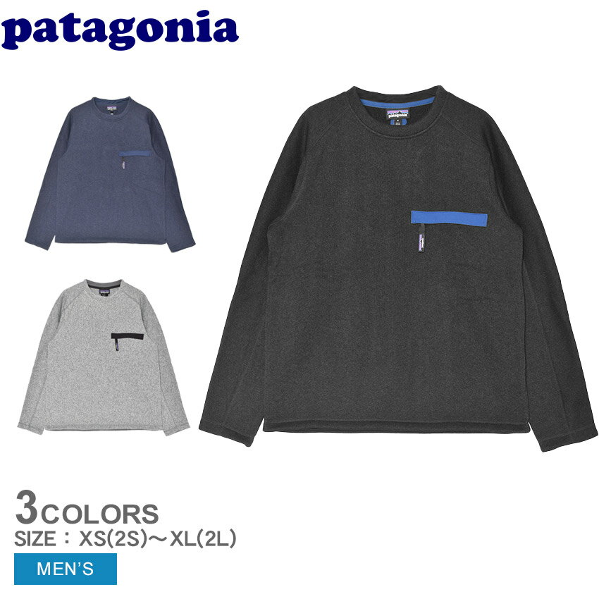 パタゴニア フリース PATAGONIA ベター・セーター・クルーネック メンズ ブラック 黒 ネイビー 紺 BETTER SWEATER CREWNECK 26240 アウター トップス ライトアウター アウトドア キャンプ カジュアル シンプル オフィス ブランド