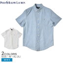 ラルフローレン 【店内全品★P2倍！】ポロ ラルフローレン 半袖シャツ POLO RALPH LAUREN クラシック フィット シャンブレー スポーツシャツ メンズ ブルー 青 ホワイト 白 323865282 トップス 半袖 シャツ ボタンダウンシャツ 刺繍 ワンポイント ブランド カジュアル トラッド