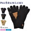 ֥ݥ ե  POLO RALPH LAUREN ͥ㡼  å   ǥ ֥å   ͥӡ  SIGNATURE MERINO TOUCH GLOVE PC0494 ֥  ե £ʪ ץ쥼ȡפ򸫤