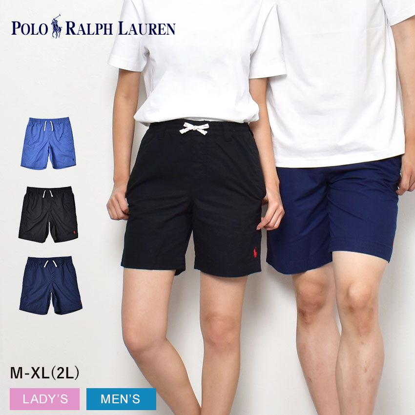 ラルフローレン 【店内全品★P5倍！】【ゆうパケット配送】ポロ ラルフローレン ショートパンツ POLO RALPH LAUREN パラシュート ショート パンツ メンズ レディース PARACHUTE CAMB SHORT PANT 323785698 ボトムス 半ズボン カジュアル シンプル ワンポイント 刺繍 短パン ゴム 無地 紐