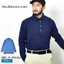 【店内全品★P2倍！】ポロ ラルフローレン ポロシャツ POLO RALPH LAUREN ロングスリーブ ストレッチ ビンテージ ポロ メンズ ネイビー 紺 ブルー 青 710880109 トップス 長袖 ボタンダウン 運動 スポーツ ゴルフ ブランド カジュアル シンプル 人気 おしゃれ