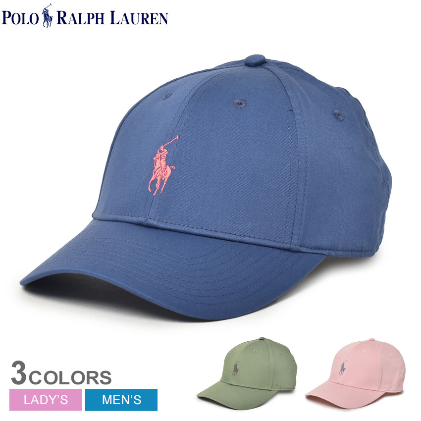 ポロ ラルフ ローレン ポロ ラルフローレン 帽子 POLO RALPH LAUREN ビッグポニー ツイル ベースライン キャップ メンズ レディース ネイビー 紺 ピンク 710811344 キャップ スポーティ 運動 スポーツ ブランド カジュアル シンプル 人気 おしゃれ ロゴ