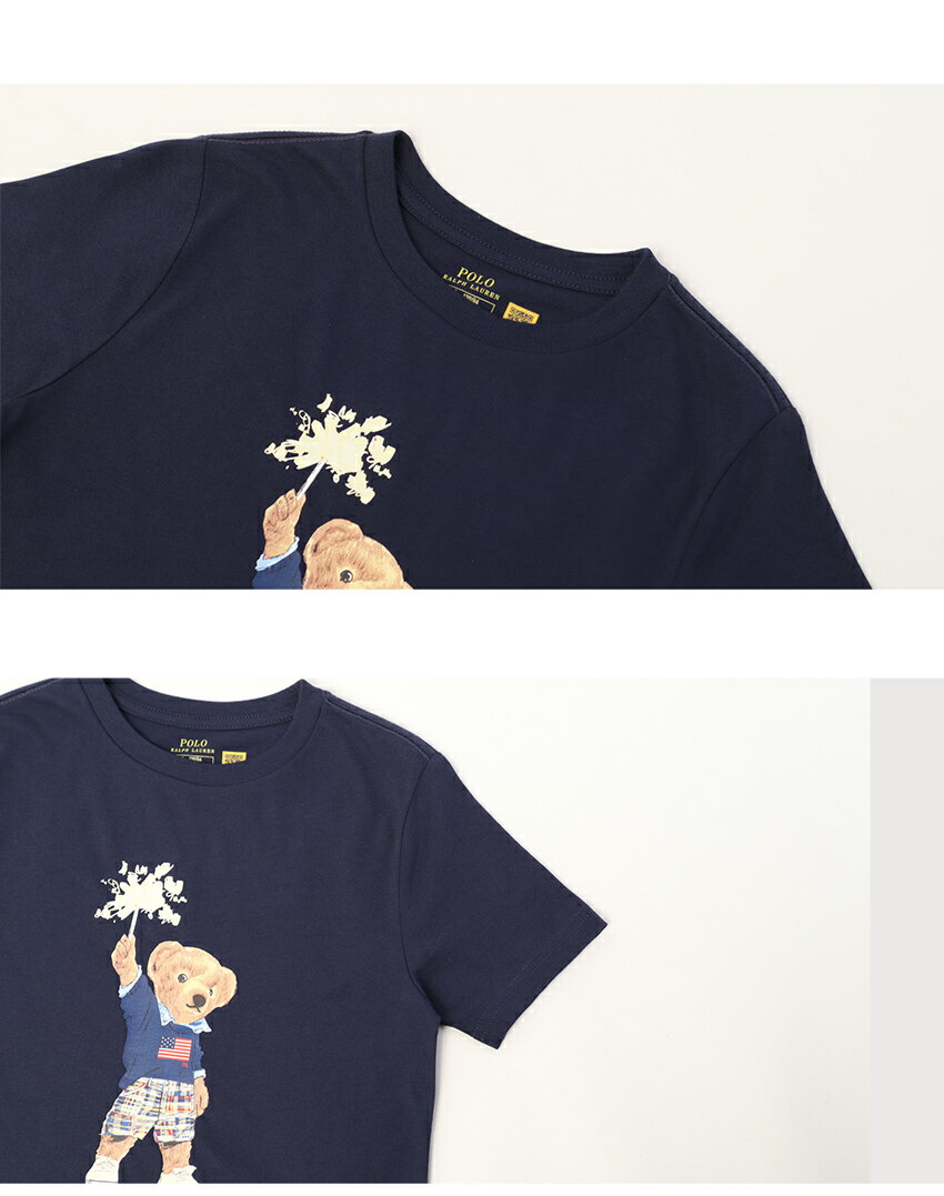 ポロ ラルフ ローレン 半袖Tシャツ POLO RALPH LAUREN コットン ジャージー ベア ...