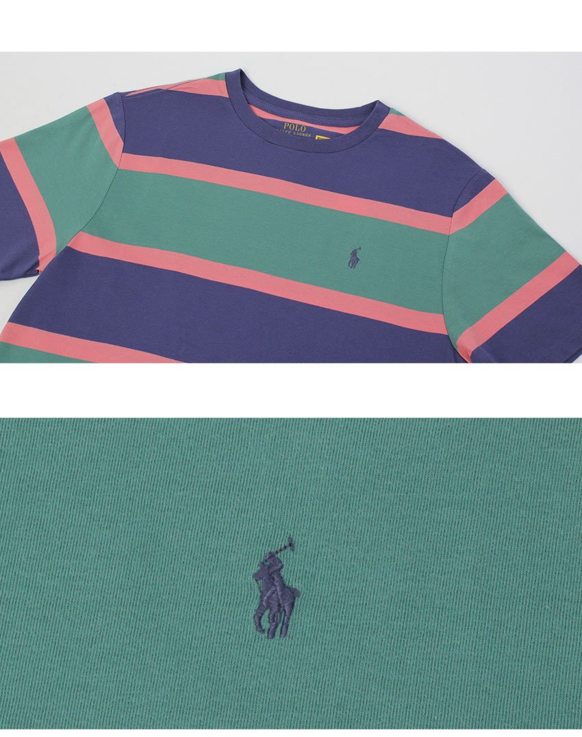 ポロ ラルフ ローレン Tシャツ POLO RALPH LAUREN ポロ マルチストライプ Tシャツ ...