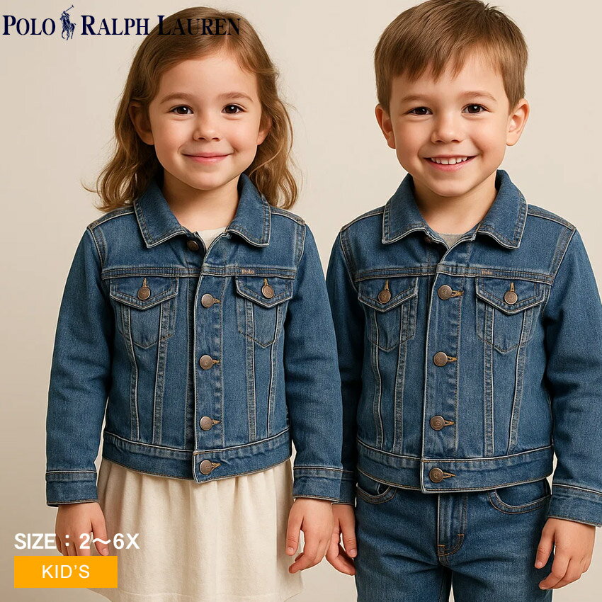 ポロ ラルフローレン デニムジャケット POLO RALPH LAUREN DENIM TRUCKER JACKET キッズ ジュニア 子供 ブルー 青 312...