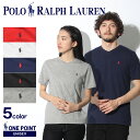 【メール便可】 POLO RALPH LAUREN ポロ ラルフローレン Tシャツ ワンポイント Vネック 半袖Tシャツ 323-674983 メンズ レディース ブランド ボーイズ ウェア リトルポニー グレー Vネック 白 紺 赤 黒 無地 半袖 刺繍|sale|