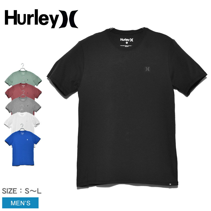 ＼サマークリアランス開催中★／tシャツ メンズ 半袖 【メール便 送料無料】 ハーレー 半袖Tシャツ HURLEY DRI-FIT ステープル アイコン リフレクティブ ホワイト 白 ブラック 黒 CN5232 トップス アウトドア ブランド ロゴ ストリート カジュアル