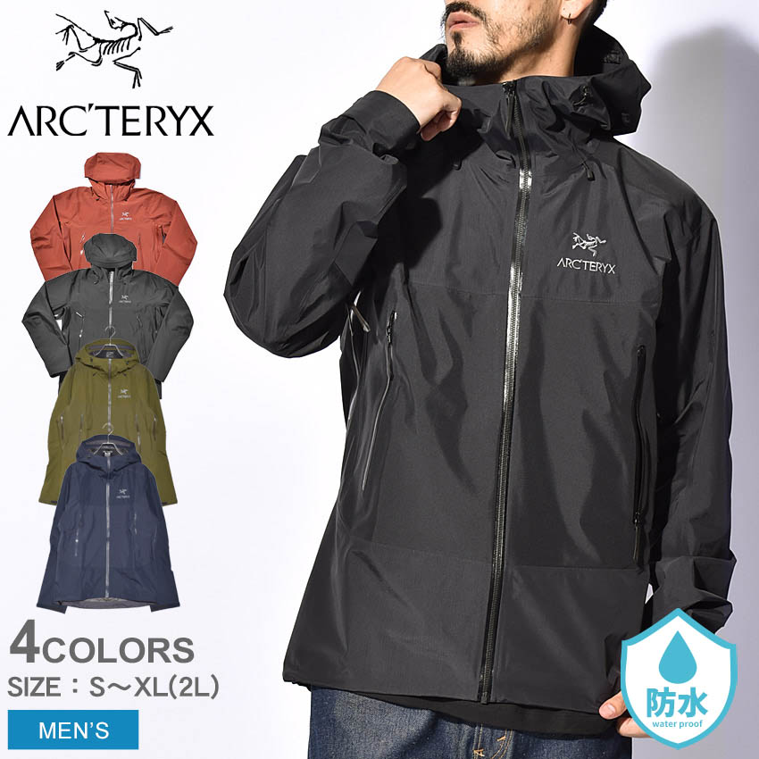 【1000円引きクーポン★対象】ARC’TERYX アークテリクス ジャケット ベータ SL ハイブリッド ジャケット BETA SL HYBRID JACKET 23705 メンズ スポーツ ウェア トップス アウター シンプル アウトドア ハイキング ロゴ 山登り 山岳 防水 黒 赤 紺