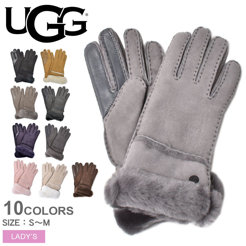 アグ グローブ UGG シームド テック グローブ レディース ブラック 黒 グレー ブラウン SEAMED TECH GLOVE 17371 ウィンター シンプル レザー プレゼント シープ クリスマス スマートフォン対応 スマホ対応 女性 撥水 防寒 贈り物