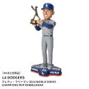 【MLB公式商品】メジャーリーグベースボール ボブルヘッド MAJOR LEAGUE BASEBALL Freddie Freeman Los Angeles Dodgers 2024 World Series Champions MVP Bobblehead マルチカラー BHMBMVPCHWS フレディ・フリーマン