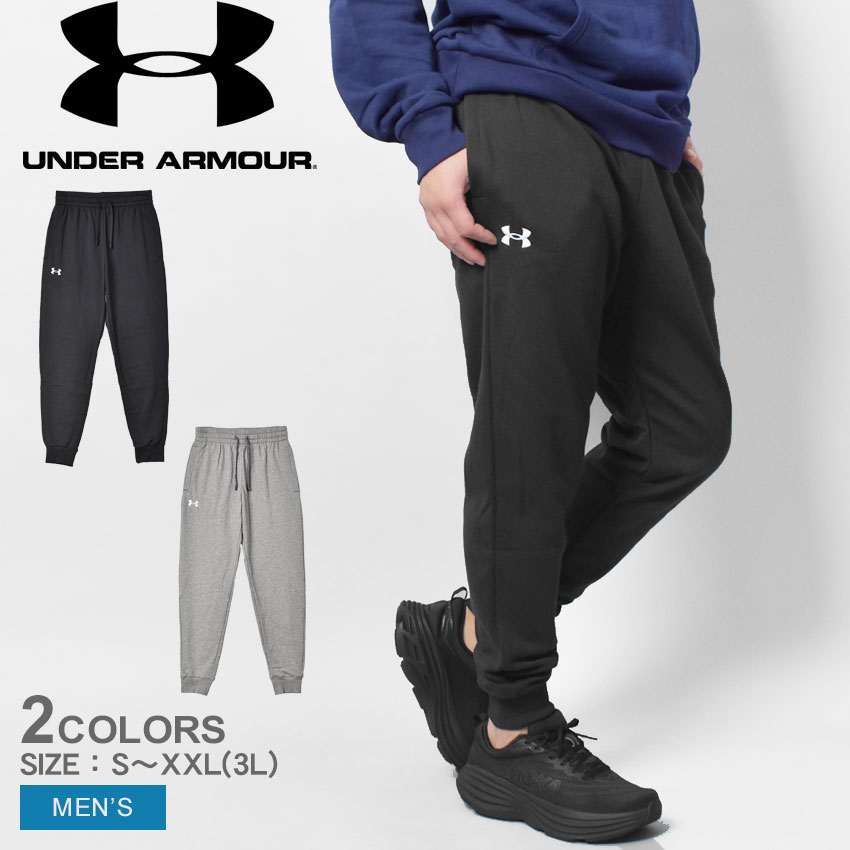 アンダーアーマー UNDERARMOUR ライバル フリース ジョガー パンツ RIVAL FLEECE JOGGER PANTS メンズ 秋 冬 ブラッ…