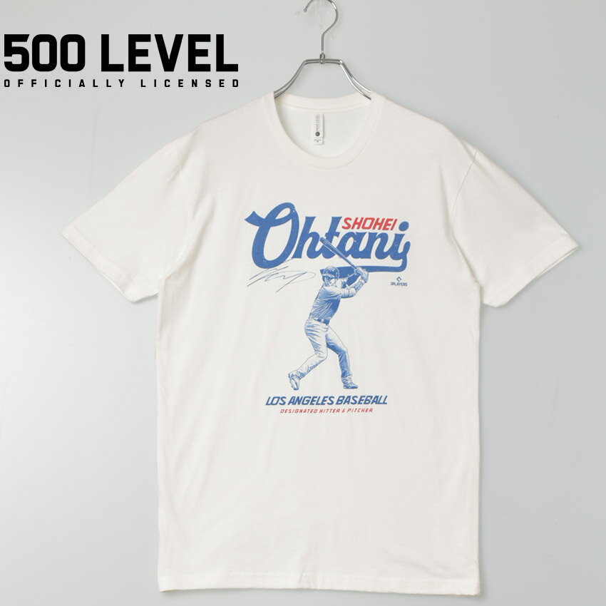 ŹʡP5ܡ500LEVEL ȾµT 500LEVEL MLB ץ졼䡼 T  ۥ磻  BNLCWHI-XX-0016-092-06  ȥåץ Ⱦµ T LOS ANGELES DODGERS SHOHEL OHTANI 󥼥륹ɥ㡼 ...