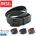 【店内全品★P5倍！】DIESEL ディーゼル ベルト ブルースターベルト BLUE STAR BELT X03728 PR227 メンズ ブランド プレゼント ギフト レザー アクセサリー シンプル 本革 定番 天然皮革 雑貨 おしゃれ 贈り物 黒 父の日 プレゼント ギフト